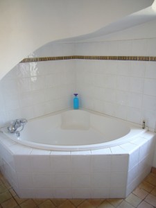 Baignoire d'angle chambre Muscat